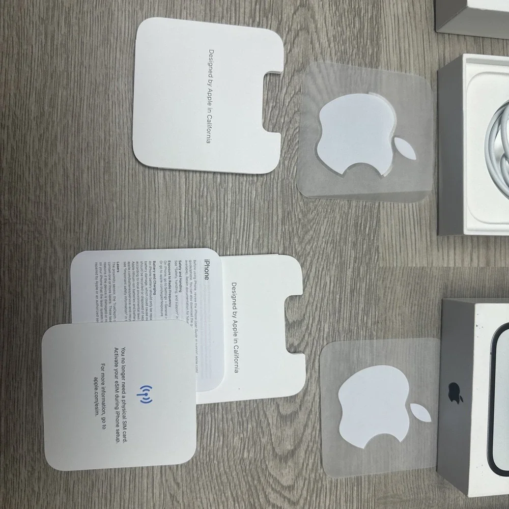 Original Box & Charger Only For Apple iPhone 14 Pro Max Deep Purple/Space Black‎